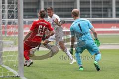 3. Liga - Testspiel - FC Ingolstadt 04 - TSV 1860 Rosenheim - knapp am Tor Filip Bilbija (35, FCI) mitte