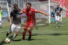 3. Liga - Saisoneröffnung - Testspiel - FC Ingolstadt 04 - VfB Eichstätt - Zweikampf rechts Peter Kurzweg (16, FCI)