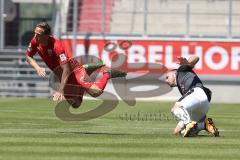 3. Liga - Saisoneröffnung - Testspiel - FC Ingolstadt 04 - VfB Eichstätt - links Marcel Gaus (19, FCI) wird gefoult