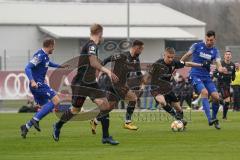 3. Liga - Testspiel - FC Ingolstadt 04 - Karlsruher SC - rechts Patrick Sussek (37, FCI) Fatih Kaya (9, FCI) Maximilian Beister (10, FCI)