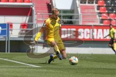 3. Fußball-Liga - Saison 2019/2020 - Freundschaftsspiel - VFB Eichstätt - FC Ingolstadt 04 - Torwart Marco Knaller (Nr.1, FC Ingolstadt 04) wehrt einen Ball ab - Foto: Meyer Jürgen