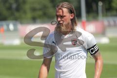 3. Liga - Testspiel - FC Ingolstadt 04 - SKN St. Pölten - voll durchgeschwitzt bei 35 Grad, Björn Paulsen (4, FCI)