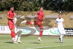 3. Liga - Testspiel - VfR Garching - FC Ingolstadt 04 - Ecke, links Fatih Kaya (9, FCI) und rechts Thomas Keller (27, FCI)