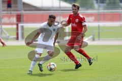 3. Liga - Testspiel - FC Ingolstadt 04 - TSV 1860 Rosenheim - links Zweikampf Fatih Kaya (9, FCI)