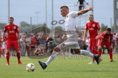 3. Liga - Testspiel - FC Ingolstadt 04 - TSV 1860 Rosenheim - Schuß Anlauf Thorsten Röcher (29 FCI)