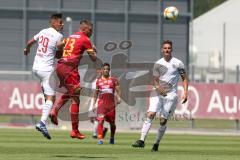 3. Liga - Testspiel - FC Ingolstadt 04 - SKN St. Pölten - links Thorsten Röcher (29 FCI) Kopfball, rechts Stefan Kutschke (30, FCI)