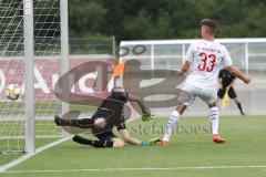 3. Liga - Testspiel - FC Ingolstadt 04 - TSV 1860 Rosenheim - Tor Jubel 1:0 durch Paul Polauke (33, FCI) mit Stefan Kutschke (30, FCI)