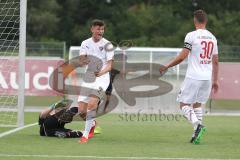 3. Liga - Testspiel - FC Ingolstadt 04 - TSV 1860 Rosenheim - Tor Jubel 1:0 durch Paul Polauke (33, FCI) mit Stefan Kutschke (30, FCI)