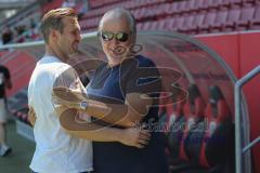 3. Liga - Saisoneröffnung - Testspiel - FC Ingolstadt 04 - VfB Eichstätt - Co-Trainer Carsten Rump (FCI) und Vorsitzender des Vorstandes Peter Jackwerth (FCI)