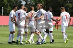 3. Liga - Testspiel - FC Ingolstadt 04 - SKN St. Pölten - Tor Jubel 3:1 durch Fatih Kaya (9, FCI) mit seinem zweiten Treffer mit Björn Paulsen (4, FCI)