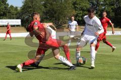 3. Liga - Testspiel - VfR Garching - FC Ingolstadt 04 - Kampf um den Ball, links Filip Bilbija (35, FCI)