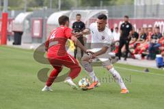 3. Liga - Testspiel - FC Ingolstadt 04 - TSV 1860 Rosenheim - Maximilian Wolfram (8, FCI) rechts Zweikampf