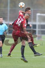 3. Fußball-Liga - Saison 2019/2020 - Testspiel - FC Ingolstadt 04 - VFR Aalen - Stefan Kutschke (#30,FCI)  im Zweikampf mit Appiah Marcel #14 VFR Aalen - Foto: Stefan Bösl