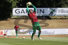 3. Liga - Testspiel - VfR Garching - FC Ingolstadt 04 - Warmup Torwart Fabijan Buntic (24, FCI)