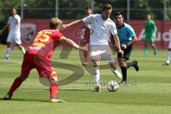 3. Liga - Testspiel - FC Ingolstadt 04 - SKN St. Pölten - rechts Konstantin Kerschbaumer (7, FCI)