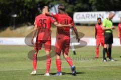 3. Liga - Testspiel - VfR Garching - FC Ingolstadt 04 - rechts Tor Jubel 0:1 Björn Paulsen (4, FCI) mit #35#