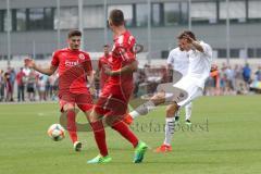 3. Liga - Testspiel - FC Ingolstadt 04 - TSV 1860 Rosenheim - rechts Schuß Maximilian Thalhammer (18, FCI)