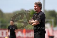 3. Liga - Testspiel - FC Ingolstadt 04 - TSV 1860 Rosenheim - Cheftrainer Jeff Saibene (FCI) am Spielfeldrand