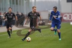 3. Liga - Testspiel - FC Ingolstadt 04 - Karlsruher SC - Maximilian Beister (10, FCI) und Damian Roßbach (KSC)