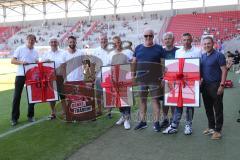 3. Liga - Saisoneröffnung - Testspiel - FC Ingolstadt 04 - VfB Eichstätt - Verabschiedung Spieler Christian Träsch und die medizinische Abteilung