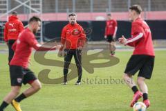 3. Liga - Fußball - FC Ingolstadt 04 - Trainerwechsel, Cheftrainer Tomas Oral (FCI) und sein Co-Trainer Mark Fotheringham (FCI) übernehmen bis Sommer 2021 den FC Ingolstadt 04, 1. Training