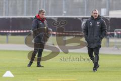 Im Bild: Jeff Saibene (Cheftrainer FC Ingolstadt) Jörg Mikoleit (Athletik-Trainer FC Ingolstadt)

Fussball - 3. Bundesliga - Ingolstadt - Saison 2019/2020 - Trainingsauftakt -  Foto: Ralf Lüger