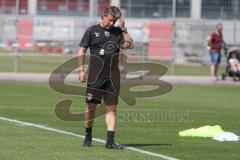 3. Fußball-Liga - Saison 2019/2020 - FC Ingolstadt 04 -  Trainingsauftakt - Cheftrainer Jeff Saibene (FCI)  denkt nach - Foto: Meyer Jürgen