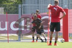 3. Fußball-Liga - Saison 2019/2020 - FC Ingolstadt 04 -  Trainingsauftakt - Cheftrainer Jeff Saibene (FCI) gibt Anweisungen - Foto: Meyer Jürgen