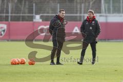 Im Bild: Carsten Rump (Co-Trainer FC Ingolstadt) und Jeff Saibene (Cheftrainer FC Ingolstadt)

Fussball - 3. Bundesliga - Ingolstadt - Saison 2019/2020 - Trainingsauftakt -  Foto: Ralf Lüger