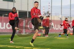 3. Liga - FC Ingolstadt 04 - Trainingsauftakt nach Winterpause - Fatih Kaya (9, FCI) Agyemang Diawusie (11, FCI)