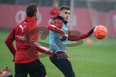 3. Liga - FC Ingolstadt 04 - Trainingsauftakt nach Winterpause - Dennis Eckert Ayensa (7, FCI) Marcel Gaus (19, FCI)