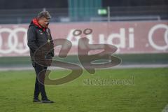 3. Liga - FC Ingolstadt 04 - Trainingsauftakt nach Winterpause - Cheftrainer Jeff Saibene (FCI) nachdenklich