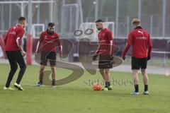 Im Bild: Robin Krauße (#23 FC Ingolstadt) Fatih Kaya (#9 FC Ingolstadt) Maximilian Beister (#10 FC Ingolstadt)

Fussball - 3. Bundesliga - Ingolstadt - Saison 2019/2020 - Trainingsauftakt -  Foto: Ralf Lüger