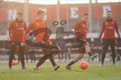 3. Liga - FC Ingolstadt 04 - Trainingsauftakt nach Winterpause - Kraus und Michael Heinloth (17, FCI)