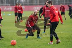 3. Liga - FC Ingolstadt 04 - Trainingsauftakt nach Winterpause - Nico Antonitsch (5, FCI) und rechts Kraus