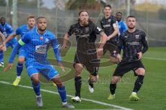 3. Liga - FC Ingolstadt 04 - Wintertrainingslager Spanien - Testspiel - Kaa Gent - 2:3 - Ecke Björn Paulsen (4, FCI) Fatih Kaya (9, FCI) lauern