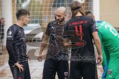 3. Liga - FC Ingolstadt 04 - Wintertrainingslager Spanien - Testspiel - Kaa Gent - 2:3 - Dennis Eckert Ayensa (7, FCI) Nico Antonitsch (5, FCI) Björn Paulsen (4, FCI) Torwart Fabijan Buntic (24, FCI)