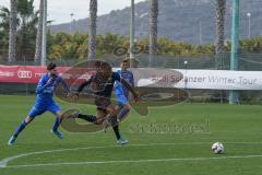 3. Liga - FC Ingolstadt 04 - Wintertrainingslager Spanien - Testspiel - Kaa Gent - 2:3 - Angriff und knapp daneben, Caniggia Ginola Elva (14, FCI)