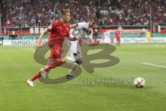 Im Bild: Filip Bilbija (#35 FC Ingolstadt) und Asger Sørensen (#4 FC Nürnberg)

Fussball - DFB Pokal - Ingolstadt - Saison 2019/2020 - FC Ingolstadt 04 - 1. FC Nürnberg- 09.08.2019 -  Foto: Ralf Lüger/rsp-sport.de