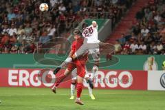 DFB Pokal - Fußball - FC Ingolstadt 04 - 1. FC Nürnberg - Fatih Kaya (9, FCI) Mühl Lukas (1. FCN, 28)