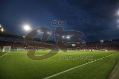 DFB Pokal - Fußball - FC Ingolstadt 04 - 1. FC Nürnberg - fast ausverkauft, Stadion Audi Sportpark Flutlichtspiel
