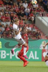 DFB Pokal - Fußball - FC Ingolstadt 04 - 1. FC Nürnberg - Behrens Hanno (1. FCN, 18) Maximilian Beister (10, FCI)