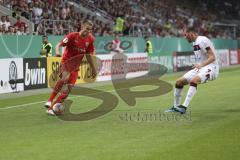 Im Bild: Filip Bilbija (#35 FC Ingolstadt) und Asger Sørensen (#4 FC Nürnberg)

Fussball - DFB Pokal - Ingolstadt - Saison 2019/2020 - FC Ingolstadt 04 - 1. FC Nürnberg- 09.08.2019 -  Foto: Ralf Lüger/rsp-sport.de