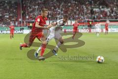 Im Bild: Filip Bilbija (#35 FC Ingolstadt) und Asger Sørensen (#4 FC Nürnberg)

Fussball - DFB Pokal - Ingolstadt - Saison 2019/2020 - FC Ingolstadt 04 - 1. FC Nürnberg- 09.08.2019 -  Foto: Ralf Lüger/rsp-sport.de