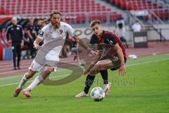 Relegation - 1. FC Nürnberg - FC Ingolstadt 04 - Björn Paulsen (4, FCI) Fuchs Alexander (1. FCN, 35) Zweikampf