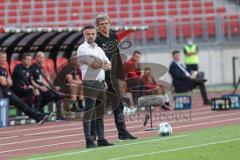 Relegation - 1. FC Nürnberg - FC Ingolstadt 04 - Wortlos Cheftrainer Tomas Oral (FCI) und Direktor Sport Michael Henke (FCI)