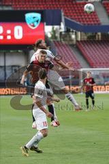 Relegation - 1. FC Nürnberg - FC Ingolstadt 04 - Kopfball Duell Björn Paulsen (4, FCI) Nürnberger Fabian (1. FCN, 15) Marcel Gaus (19, FCI)