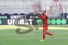 Relegation - FC Ingolstadt 04 - 1. FC Nürnberg - Tor Jubel Robin Krauße (23, FCI)