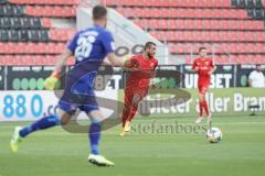 Relegation - FC Ingolstadt 04 - 1. FC Nürnberg - Robin Krauße (23, FCI) Torwart Mathenia Christian (1. FCN, 26)