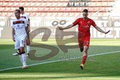 Relegation - FC Ingolstadt 04 - 1. FC Nürnberg - Tor Jubel Tobias Schröck (21, FCI) 2:0 Zrelak Adam (1. FCN, 11)